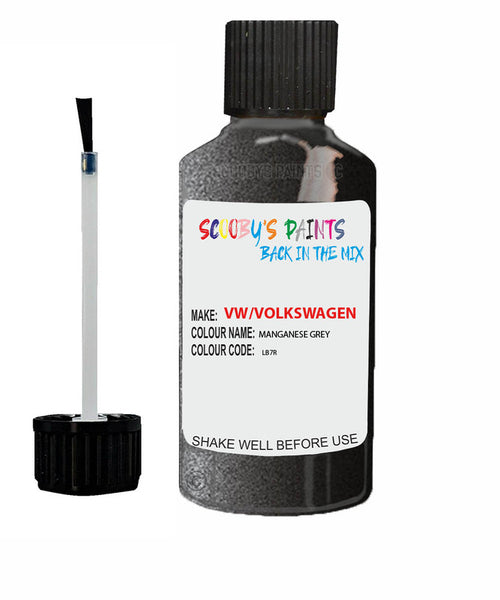 Paint For VOLKSWAGEN ID.4 MANGANESE GREY Silver/Grey LB7R Touch Up Scratch Stone Chip Kit