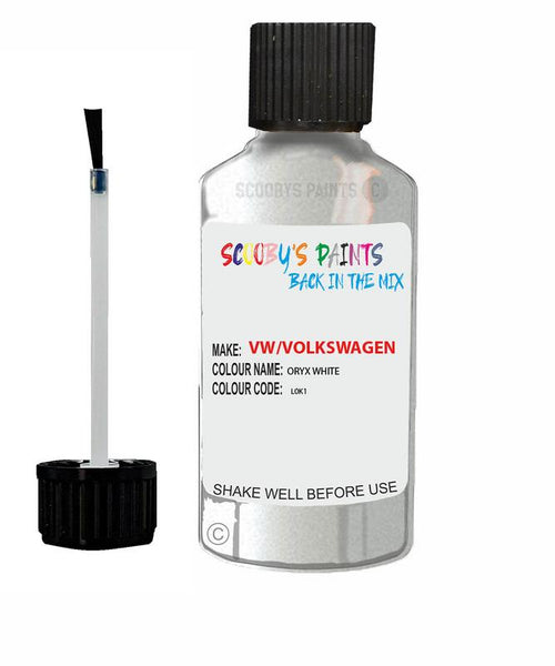 volkswagen jetta oryx white code l0k1 touch up paint 2010 2019 Scratch Stone Chip Repair 