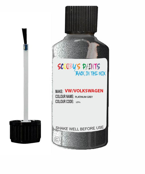 volkswagen golf platinum grey code ld7x touch up paint 2001 2019 Scratch Stone Chip Repair 