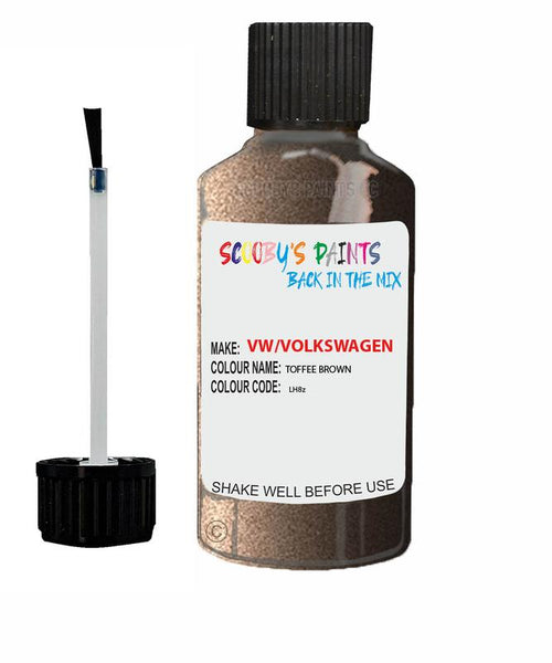 volkswagen golf toffee brown code lh8z touch up paint 2009 2017 Scratch Stone Chip Repair 