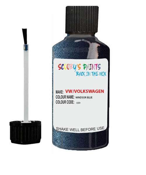 volkswagen jetta windsor blue code lg5r touch up paint 1991 2007 Scratch Stone Chip Repair 