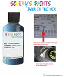 volkswagen touareg acapulco blue code location sticker lr5t touch up paint 2010 2019