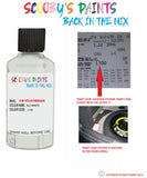 volkswagen passat variant alt white code location sticker l100 touch up paint 2007 2017