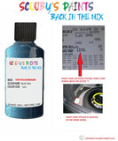 volkswagen golf blue silk code location sticker ld5l touch up paint 2013 2019