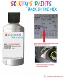 volkswagen touareg brillant silver code location sticker l8z8 touch up paint 2004 2012