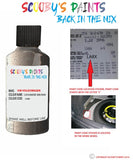 volkswagen passat variant cashmere brown code location sticker la8x touch up paint 2007 2014