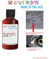 volkswagen golf cranberry red code location sticker la3r touch up paint 2013 2018