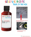 volkswagen golf cranberry red code location sticker la3r touch up paint 2013 2018