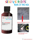 volkswagen passat variant crimson red code location sticker ld3y touch up paint 2014 2018