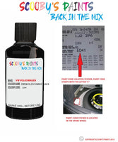 volkswagen passat cc ebenholzschwarz black code location sticker l041 touch up paint 1990 2019