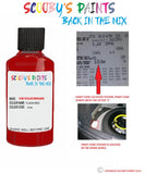 volkswagen jetta flash red code location sticker lg3e touch up paint 1990 2018
