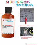 volkswagen passat variant habanero orange code location sticker lb2y touch up paint 2014 2019