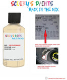 volkswagen passat cc ivory code location sticker l115 touch up paint 1990 2019