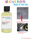 volkswagen transporter limette code location sticker ll6j touch up paint 2003 2012