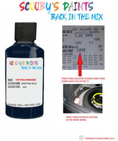 volkswagen jetta maritime blue code location sticker la5e touch up paint 1990 2010