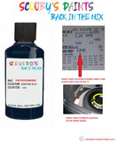 volkswagen jetta maritime blue code location sticker la5e touch up paint 1990 2010