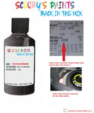 volkswagen passat variant mocca brown code location sticker lc8z touch up paint 2005 2014