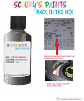 volkswagen transporter mountain gray code location sticker lh7z touch up paint 1991 2009