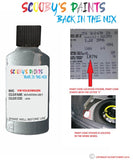 volkswagen touareg mountain grey code location sticker lr7n touch up paint 2006 2010