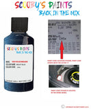 volkswagen passat cc night blue code location sticker lh5x touch up paint 2009 2019
