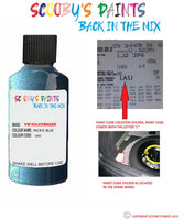 volkswagen atlas pacific blue code location sticker la5j touch up paint 2010 2019