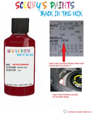 volkswagen sharan paprika red code location sticker lk3a touch up paint 1990 2009