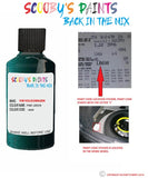 volkswagen transporter pine green code location sticker lb6w touch up paint 2001 2009