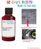volkswagen jetta ruby red code location sticker la3q touch up paint 2014 2019