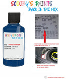 volkswagen transporter surf blue code location sticker la5c touch up paint 1998 2018
