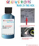 volkswagen jetta tossa blue code location sticker la5r touch up paint 2005 2018