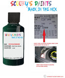 volkswagen touareg venetian green code location sticker ld6w touch up paint 2003 2015