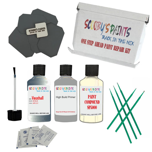 Paint For VAUXHALL AIR BLUE Code: 20P Paint Detailing Scratch Repair Kit