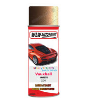 spray paint aerosol basecoat chip repair panel body shop dent refinish vauxhall mokka amaretto 
