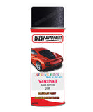 spray paint aerosol basecoat chip repair panel body shop dent refinish vauxhall tigra black sapphire 