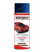 spray paint aerosol basecoat chip repair panel body shop dent refinish vauxhall cascada blue buzz 