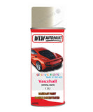 spray paint aerosol basecoat chip repair panel body shop dent refinish vauxhall antara crystal white 