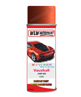 spray paint aerosol basecoat chip repair panel body shop dent refinish vauxhall corsa curry red 