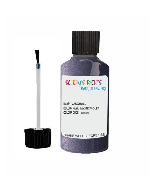 vauxhall karl mystic violet code 393a gv2 touch up paint 2015 2017 Scratch Stone Chip Repair 