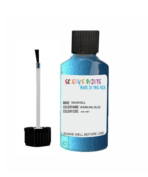 vauxhall karl sparkling blue code 392a gw7 touch up paint 2015 2018 Scratch Stone Chip Repair 