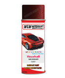 spray paint aerosol basecoat chip repair panel body shop dent refinish vauxhall antara dark burgundy 