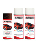vauxhall mokka deep espresso aerosol spray car paint clear lacquer 41x gyo With primer anti rust undercoat protection