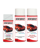 vauxhall tour glacier white aerosol spray car paint clear lacquer 10l 10u 474 With primer anti rust undercoat protection