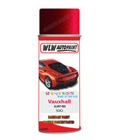 spray paint aerosol basecoat chip repair panel body shop dent refinish vauxhall ampera e glory red 