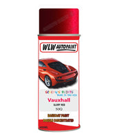 spray paint aerosol basecoat chip repair panel body shop dent refinish vauxhall zafira tourer glory red 