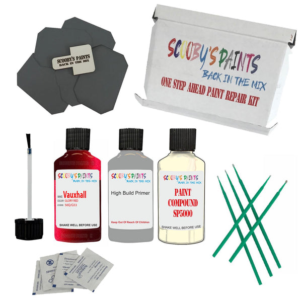 Paint For VAUXHALL GLORY RED Code: 50Q Paint Detailing Scratch Repair Kit