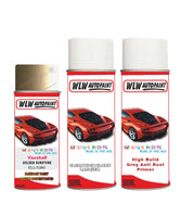 vauxhall grandland x golden sunstone aerosol spray car paint clear lacquer ell g80 With primer anti rust undercoat protection