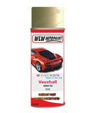 spray paint aerosol basecoat chip repair panel body shop dent refinish vauxhall tigra green tea 