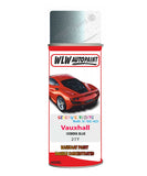 spray paint aerosol basecoat chip repair panel body shop dent refinish vauxhall cabrio convertible iceberg blue 