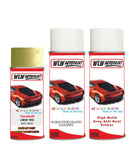 vauxhall adam lemon tree aerosol spray car paint clear lacquer 40t 40v 847s With primer anti rust undercoat protection