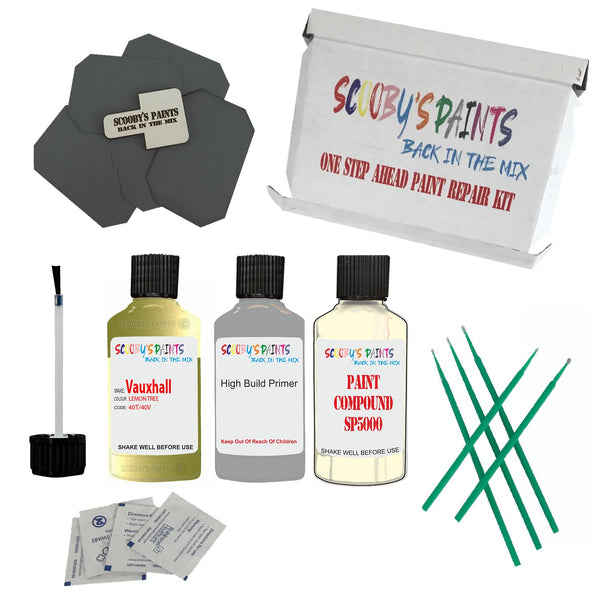 Paint For VAUXHALL LEMON TREE Code: 40T Paint Detailing Scratch Repair Kit